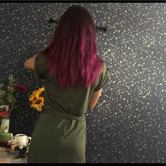 Michael Kors olive green dress 💚 - Picture 3 of 8